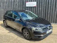 Used VW Golf VII SE 125 HP (91 kW) 2018 Black Hatchback