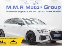 Used Audi A3 S-Line 110 HP (80 kW) 2023 White Sedan