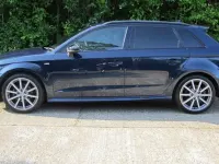 Used Audi A3 Sportback Black Edition 150 HP (110 kW) 2017 Blue Hatchback