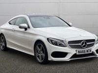 Used Mercedes C220 AMG Line Premium Plus 170 HP (125 kW) 2017 White Coupe