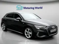 Begagnad Audi A3 S-Line 148 HK (108 kW) 2022 Svart Sedan