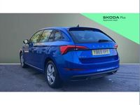 Used Skoda Scala SE 95 HP (69 kW) 2019 Blue Hatchback