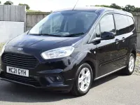 Used Ford Transit Courier Limited 100 HP (73 kW) 2021 Black Van
