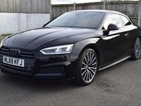Used Audi A5 S-Line 190 HP (139 kW) 2019 Black Coupe