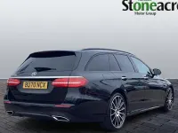 Used Mercedes E220 AMG line 194 HP (142 kW) 2020 Black Estate