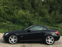 Used Mercedes SLK200 2009 Black Cabriolet