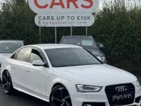 Begagnad Audi A4 Black Edition 177 HK (130 kW) 2013 Vit Sedan