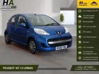 Used Peugeot 107 68 HP (50 kW) 2009 Blue Hatchback