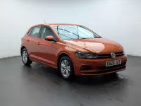 Begagnad VW Polo SE 80 HK (58 kW) 2020 Orange Halvkombi