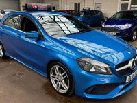 Used Mercedes A200 AMG line 136 HP (100 kW) 2016 Blue Hatchback