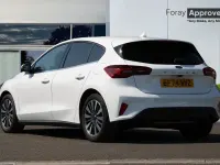 New Ford Focus Titanium X 2025 Frozen white Hatchback