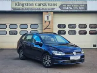 Used VW Golf VII SE 125 HP (91 kW) 2017 Blue Estate