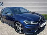 Used VW Golf VII R 300 HP (220 kW) 2019 Blue Hatchback