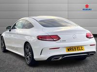 Used Mercedes C200 AMG line 180 HP (132 kW) 2019 White Coupe