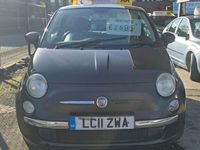 Used Fiat 500 Lounge 69 HP (50 kW) 2011 Black Hatchback