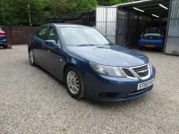 Used Saab 9-3 Linear 150 HP (110 kW) 2009 Blue Sedan
