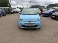 Used Fiat 500 Lounge 2017 Blue Hatchback