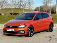 Used VW Polo R-line 2018 Orange Hatchback
