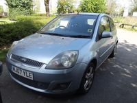 Used Ford Fiesta Zetec 2007 Blue Hatchback