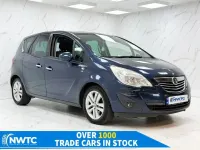 Used Vauxhall Meriva 100 HP (73 kW) 2011 Blue MPV