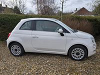 Used Fiat 500 Lounge 2016 White Hatchback
