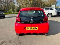 Used Peugeot 108 Active 68 HP (50 kW) 2016 Red Hatchback