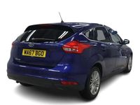 Used Ford Focus Zetec 120 HP (88 kW) 2017 Blue Hatchback