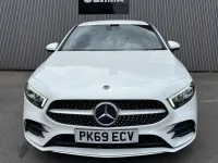 Used Mercedes A180 AMG line 114 HP (83 kW) 2019 White Sedan