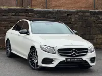 Used Mercedes E400 AMG line 340 HP (250 kW) 2019 White Sedan