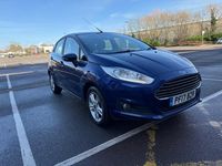Used Ford Fiesta Zetec 2017 Blue Hatchback