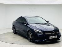 Used Mercedes CLA220 AMG line 177 HP (130 kW) 2018 Blue Sedan