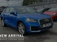 Begagnad Audi Q2 S-Line 113 HK (83 kW) 2019 Blå SUV