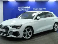 Used Audi A3 Sportback S-Line 150 HP (110 kW) 2022 White Hatchback