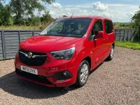 Used Vauxhall Combo S 110 HP (80 kW) 2019 Red MPV