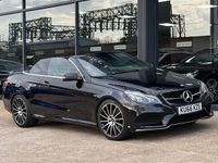 Used Mercedes E220 AMG line 2016 Black Cabriolet