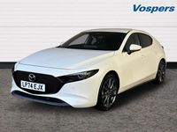 Used Mazda 3 Exclusive-Line 140 HP (102 kW) 2025 White Hatchback