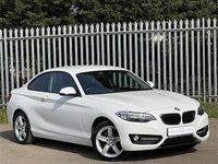 Used BMW 218 Sport Line 2014 White Coupe