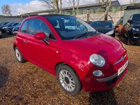 Used Fiat 500C Lounge 69 HP (50 kW) 2012 Red Cabriolet