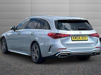 Usado Mercedes C220 AMG line 200 CV (147 kW) 2024 Plateado Familiar