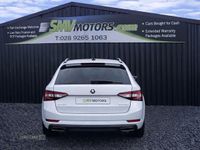 Used Skoda Superb SportLine 150 HP (110 kW) 2018 White Estate