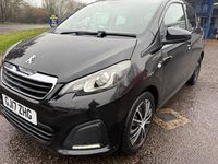 Used Peugeot 108 Active 68 HP (50 kW) 2017 Black Hatchback