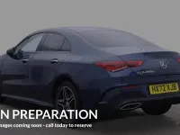 Used Mercedes CLA250e AMG Line Premium 218 HP (160 kW) 2023 Blue Coupe