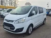 Used Ford Transit Custom Limited 130 HP (95 kW) 2017 White Van