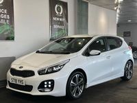 Usado Kia Ceed GT-Line 134 HP (98 kW) 2018 Branco Citadino