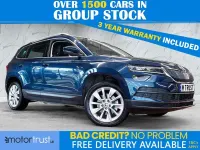 Used Skoda Karoq SE L 150 HP (110 kW) 2018 Blue SUV