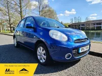 Used Nissan Micra Acenta 80 HP (58 kW) 2013 Blue Hatchback