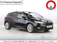 Used Ford Focus ST-Line 140 HP (102 kW) 2018 Black Hatchback