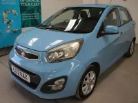 Used Kia Picanto 84 HP (61 kW) 2012 Blue Hatchback