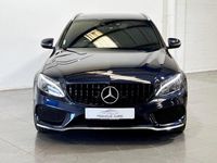 Used Mercedes C220 AMG line 2018 Blue Estate