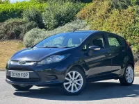 Gebraucht Ford Fiesta Style 2009 Schwarz Kleinwagen